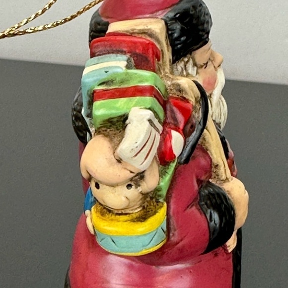 Vtg '93 Christmas Reproductions Memories of Santa Collection Santa Ornament 1840 - Picture 5 of 16